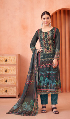 Aarya Fashion Embellished Kurta, Churidar & Dupatta Set