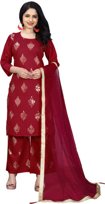 HOC's Women Kurta Palazzo Dupatta Set