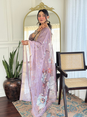 TVASMI Embroidered, Solid Kurta, Trouser/Pant & Dupatta Set