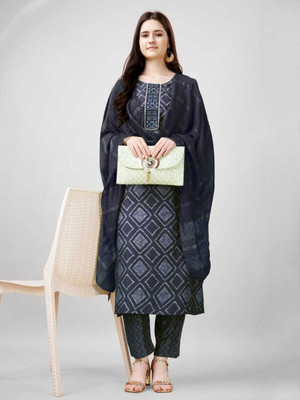 CreationRajvi Printed Kurta, Trouser/Pant & Dupatta Set