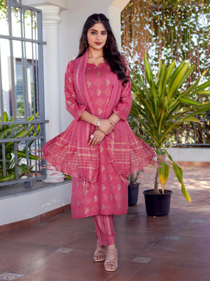 iraara fashion Floral Print Kurta, Trouser/Pant & Dupatta Set