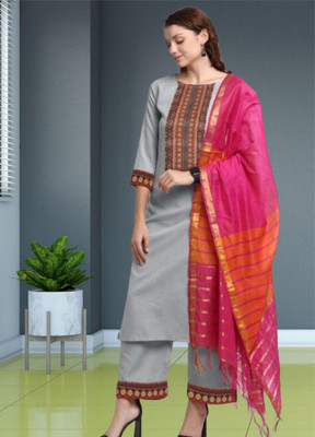 CreationRajvi Printed Kurta, Palazzo & Dupatta Set