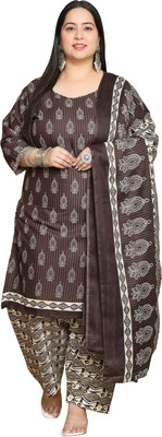Wonder Weave Floral Print Kurta, Salwar & Dupatta Set