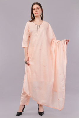 Eelika Floral Print Kurta, Trouser/Pant & Dupatta Set