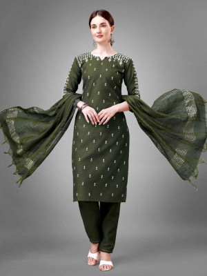 CreationRajvi Embroidered Kurta, Trouser/Pant & Dupatta Set