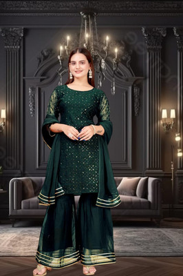 RAJMUDRAFASHION Self Design Kurta, Churidar & Dupatta Set