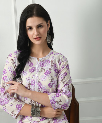 LYCHNIS Printed Kurta, Trouser/Pant & Dupatta Set