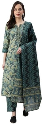 Pwasd Self Design Kurta, Salwar & Dupatta Set