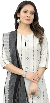 Zainab Attire Striped Kurta, Trouser/Pant & Dupatta Set