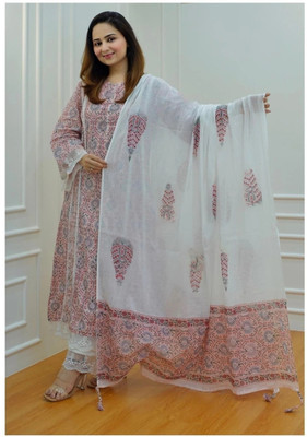 LILE Printed Kurta, Trouser/Pant & Dupatta Set