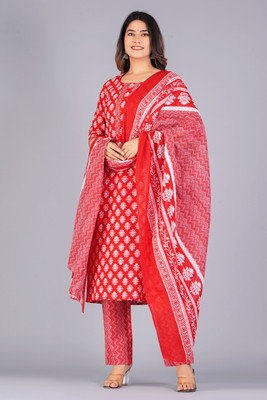 Mishree collection Printed Kurta, Trouser/Pant & Dupatta Set