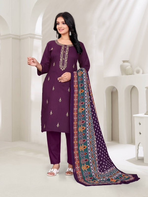 Talavadi Printed Kurta, Churidar & Dupatta Set