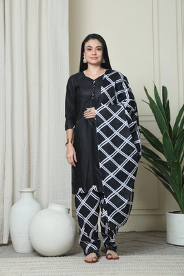 Aaradhya Fashion Printed Kurta, Patiala & Dupatta Set