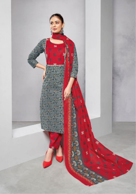 Manila creations Floral Print Kurta, Trouser/Pant & Dupatta Set