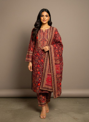 PROBASIC Printed Kurta, Palazzo & Dupatta Set
