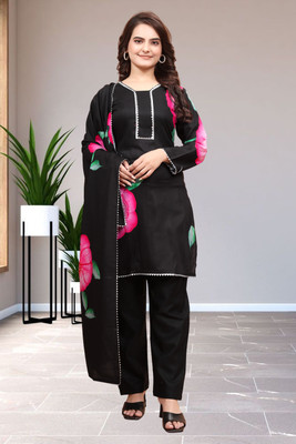 NIRYA FASHION Floral Print Kurta, Trouser/Pant & Dupatta Set