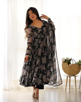 Talavadi Printed Kurta, Salwar & Dupatta Set