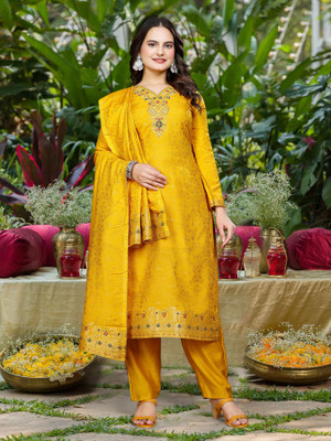 HB Fashion Printed Kurta, Trouser/Pant & Dupatta Set