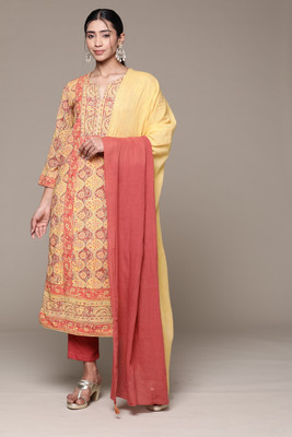 aarke Ritu Kumar Printed Kurta, Trouser/Pant & Dupatta Set