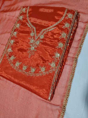 AmanVastra Embroidered Kurta, Salwar & Dupatta Set
