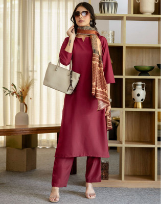 Skylee Printed Kurta, Salwar & Dupatta Set