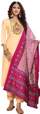 Gargi Embroidered Kurta, Salwar & Dupatta Set