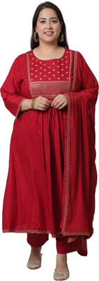 Rajnandini Embellished Kurta, Trouser/Pant & Dupatta Set