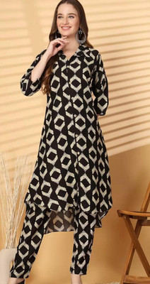 SSTCMALL Printed Kurta, Palazzo & Dupatta Set