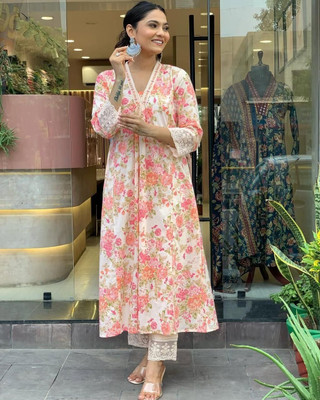 Shree shyam Printed Kurta, Salwar & Dupatta Set