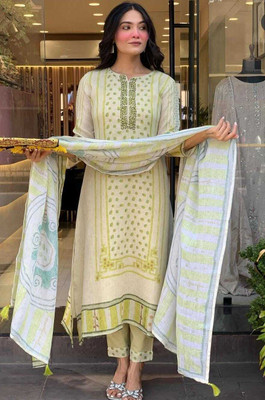 Thezaara Self Design Kurta, Trouser/Pant & Dupatta Set