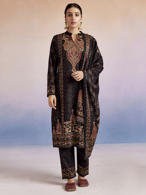 Jaipur Kurti Printed Kurta, Trouser/Pant & Dupatta Set