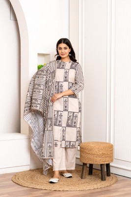 TANMANI Printed Kurta, Trouser/Pant & Dupatta Set