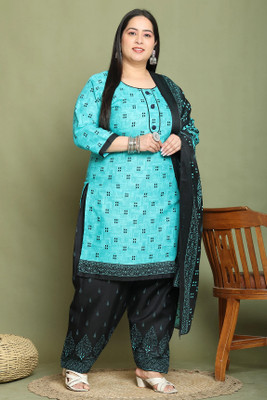 Aaradhya Fashion Printed Kurta, Patiala & Dupatta Set