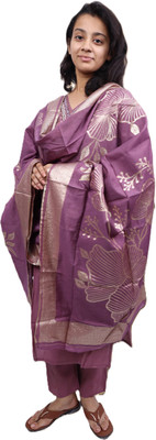 PickCell Embroidered Kurta, Trouser/Pant & Dupatta Set