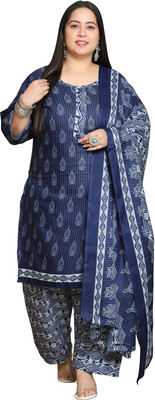 Wonder Weave Printed Kurta, Patiala & Dupatta Set