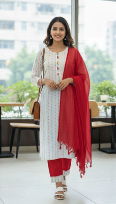 Masoom Printed Kurta, Trouser/Pant & Dupatta Set