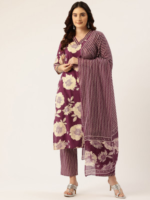 Feranoid Retail Floral Print Kurta, Trouser/Pant & Dupatta Set