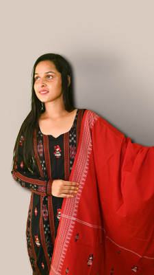 blimzone Printed Kurta, Legging & Dupatta Set