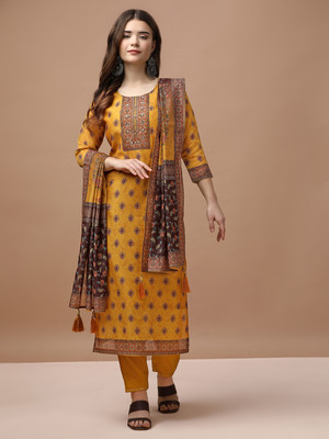 berrylicious Printed Kurta, Trouser/Pant & Dupatta Set