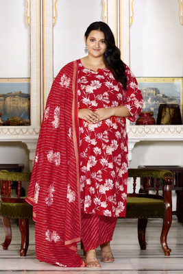 Swasti Floral Print Kurta, Trouser/Pant & Dupatta Set