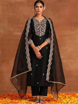 STAVROZ FASHION Embroidered Kurta, Trouser/Pant & Dupatta Set