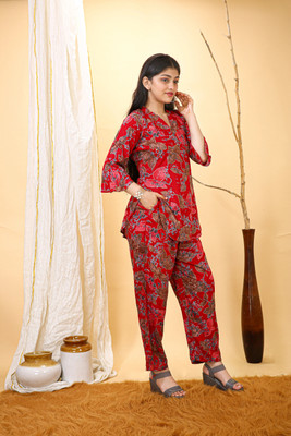 HOUSE OF COMMON Printed Kurta, Trouser/Pant & Dupatta Set
