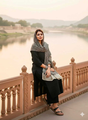 Sheeba Creation Solid Kurta, Salwar & Dupatta Set