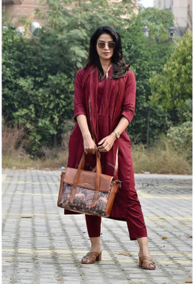 NoorFashion Solid Kurta, Trouser/Pant & Dupatta Set
