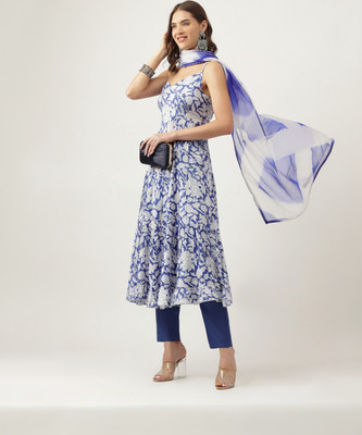DIVENA Floral Print Kurta, Trouser/Pant & Dupatta Set