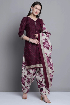 Rajnandini Printed Kurta, Patiala & Dupatta Set