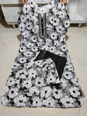 MTA Enterprises Printed Kurta, Trouser/Pant & Dupatta Set