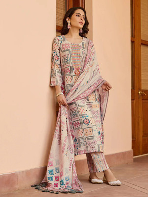 Bulky Valley Printed Kurta, Trouser/Pant & Dupatta Set