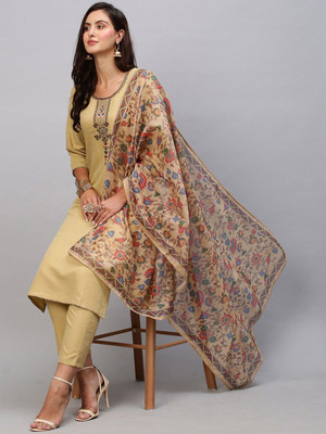 Shreejifashions Embroidered Kurta, Trouser/Pant & Dupatta Set