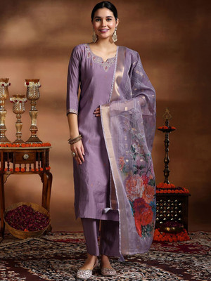 ZAVYAA Women Kurti Pant Dupatta Set